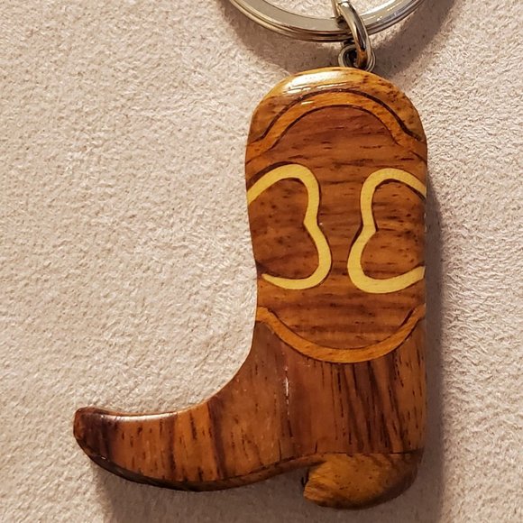 Cowboy Boot Key Chain - Picture 2 of 2